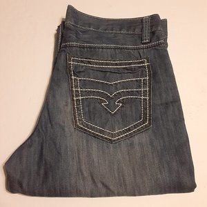 Helix Men's Blue Denim Straight Leg Jeans